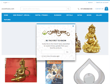 Tablet Screenshot of anandivastu.com